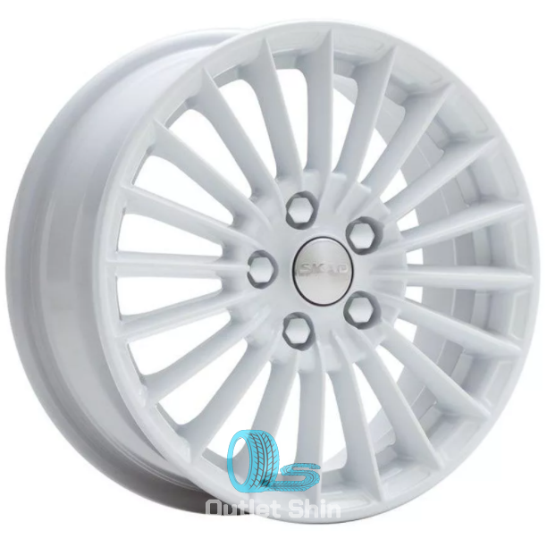 Скад Веритас 6xR15/5x114.3 ET 45 Dia 67.1 Белый