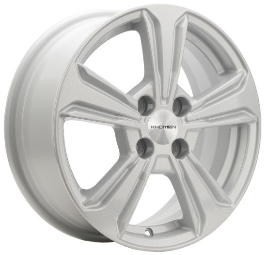 Khomen Wheels KHW1502 (Solano) 6xR15/4x100 ET 45 Dia 54.1 F-Silver