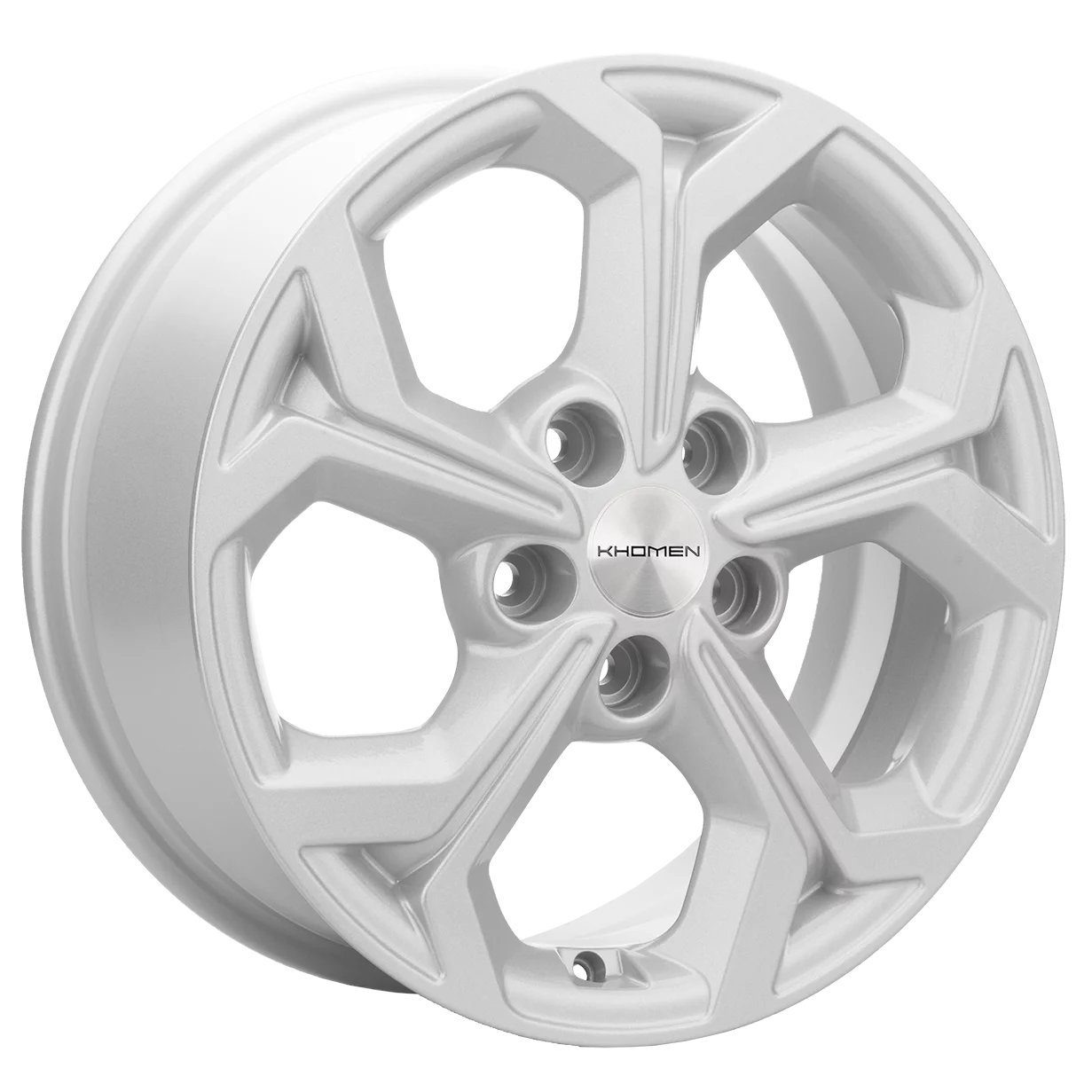 Khomen Wheels KHW1606 (Kaptur) 6.5xR16/5x114.3 ET 50 Dia 66.1 F-Silver