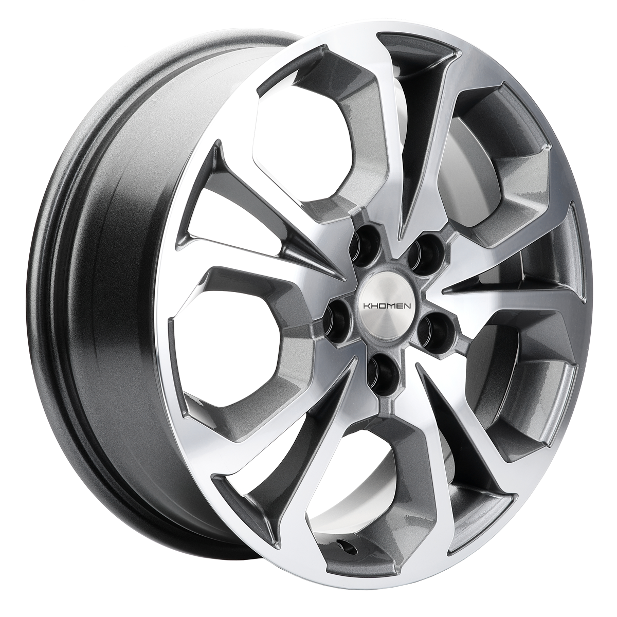 Khomen Wheels KHW1711 (Arkana/Kaptur) 6.5xR17/5x114.3 ET 50 Dia 66.1 Gray-FP