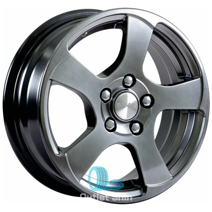 Скад Акула 6xR16/5x114.3 ET 45 Dia 60.1 Грей