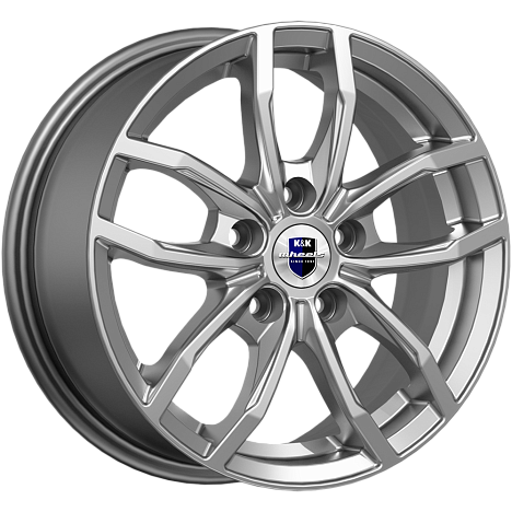 K&K Фрост (КС1048) 6.5xR15/5x110 ET 35 Dia 65.1 Дарк платинум