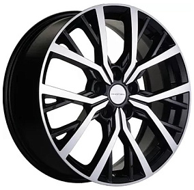Khomen Wheels KHW1806 (Haval F7/F7x) 7xR18/5x114.3 ET 40 Dia 64.1 Black-FP