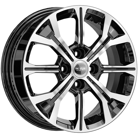 K&K КС945 6xR15/4x100 ET 46 Dia 54.1 Алмаз черный
