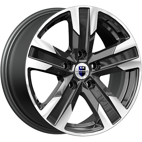 K&K Висмут (КС1009) 7xR16/5x114.3 ET 45 Dia 67.1 Алмаз черный