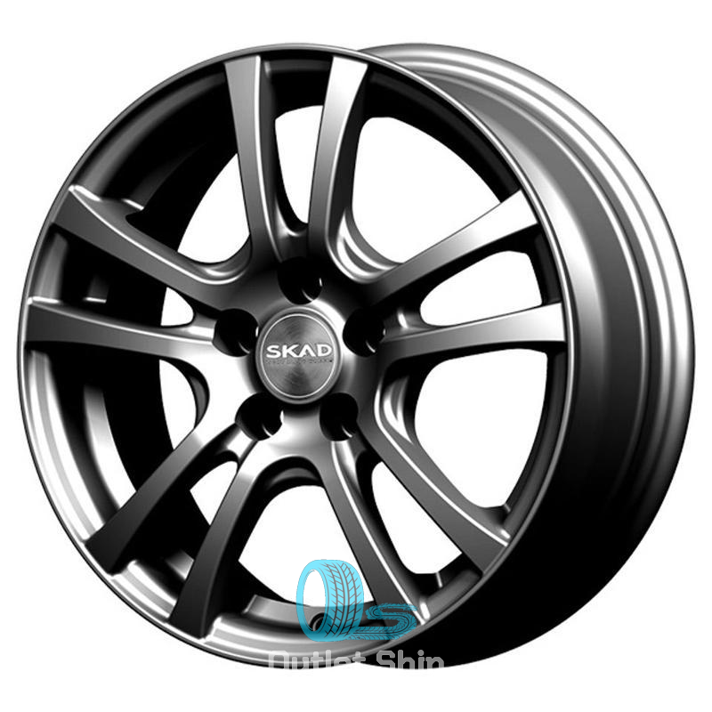 Скад Дели 6xR15/4x100 ET 40 Dia 60.1 Графит