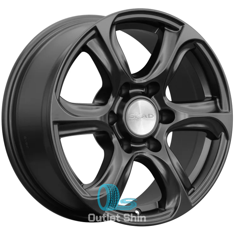 Скад Скала 7.5xR17/6x139.7 ET 25 Dia 106.1 Черный бархат
