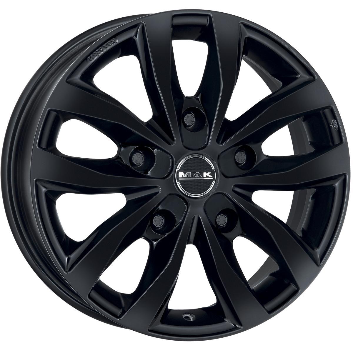 MAK Load 5 6.5xR16/5x160 ET 60 Dia 65.1 Gloss Black