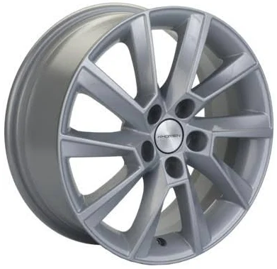 Khomen Wheels KHW1507 (Rapid/Fabia) 6xR15/5x100 ET 38 Dia 57.1 F-Silver