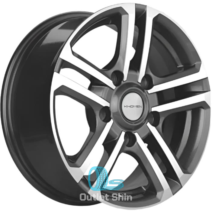 Khomen Wheels KHW1602 (Niva 4x4) 6.5xR16/5x139.7 ET 40 Dia 98.5 Gray-FP