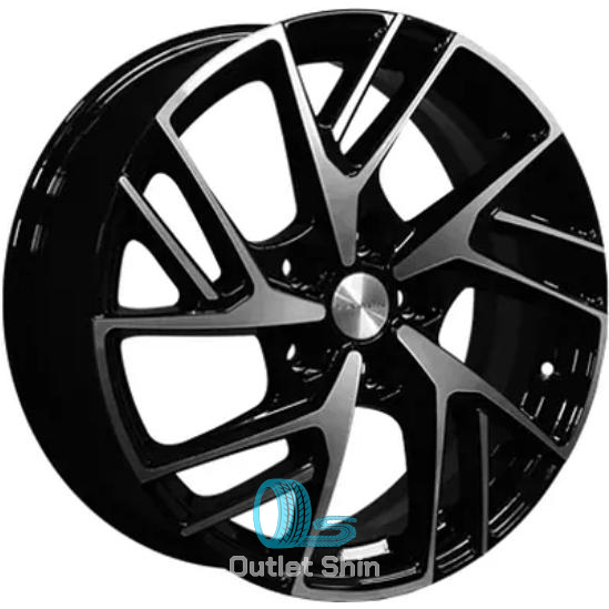 Khomen Wheels KHW1722 (Mazda3/CX30) 6.5xR17/5x114.3 ET 45 Dia 67.1 Black-FP