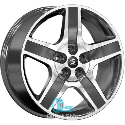 K&K КР008 8.5xR20/5x120 ET 41.5 Dia 72.6 Diamond black gris