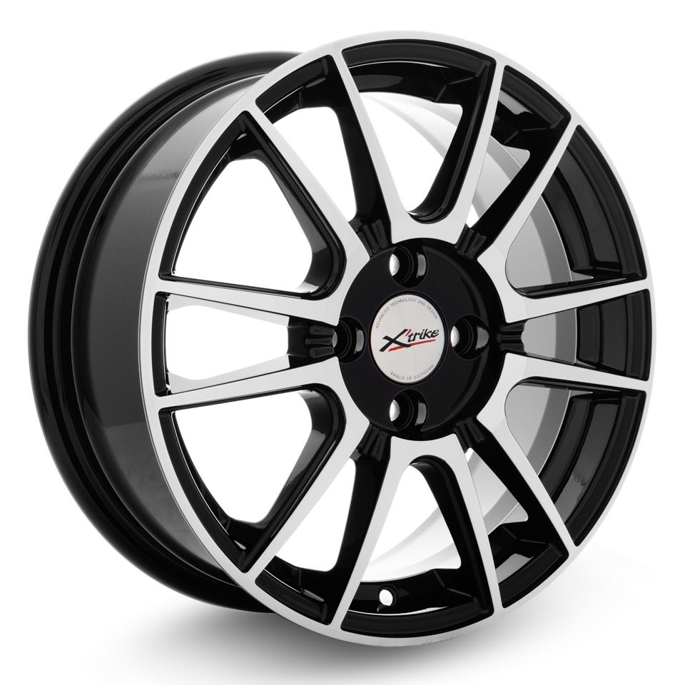 Xtrike X-127 6xR15/4x100 ET 35 Dia 67.1 BK/FP