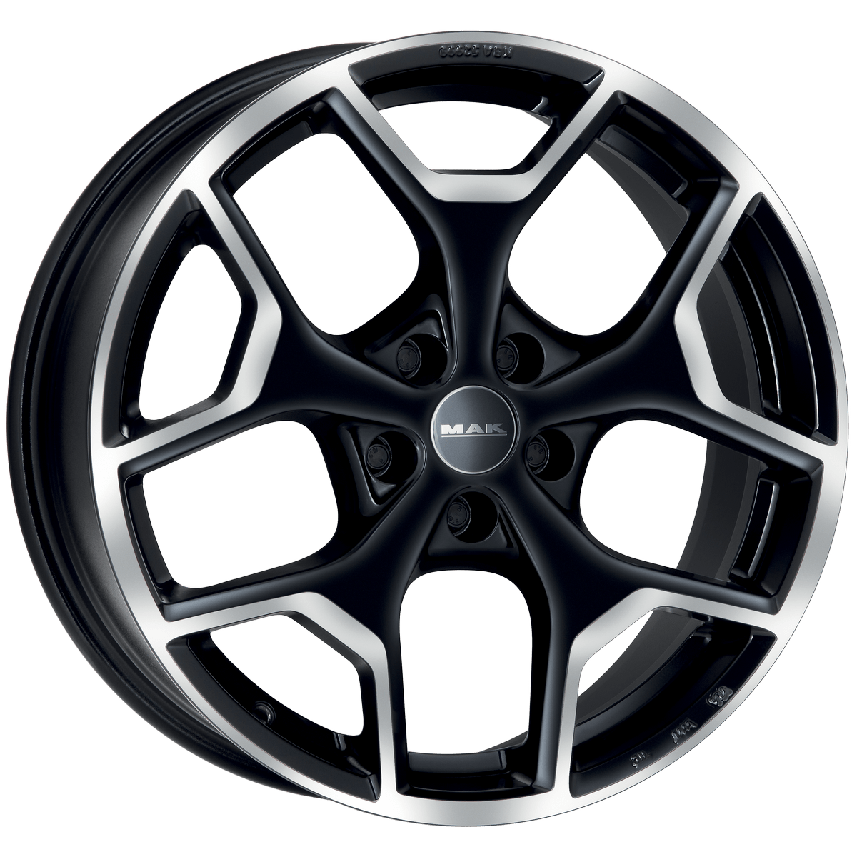 MAK Liberty 7.5xR18/5x108 ET 39 Dia 72 Black mirror