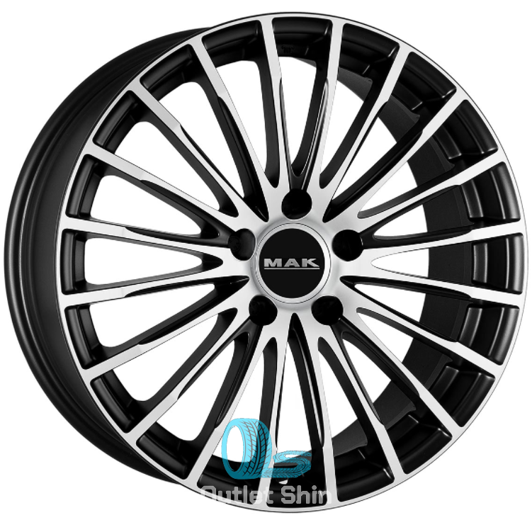 MAK Starlight 8.5xR20/5x112 ET 45 Dia 66.6 Ice Black