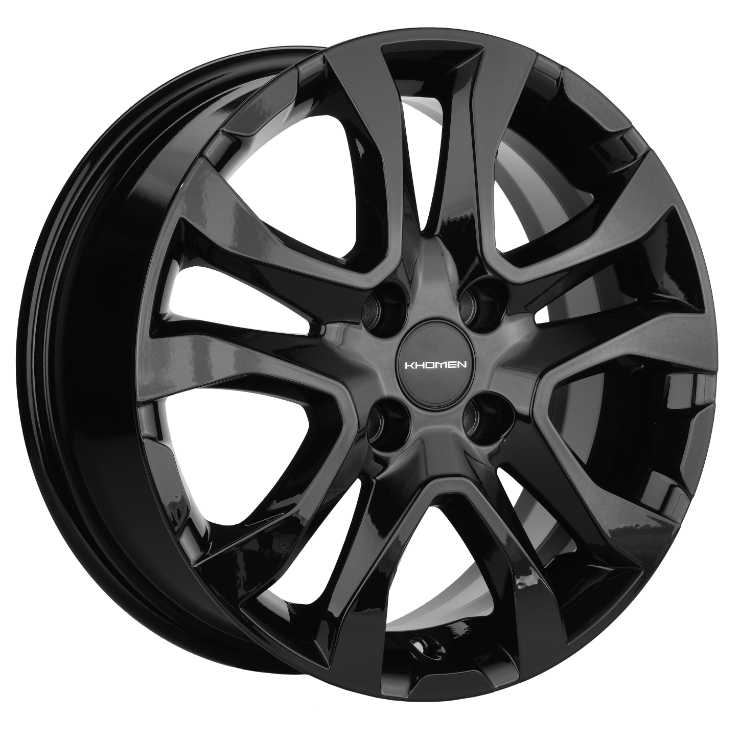 Khomen Wheels KHW1503 (Vesta) 6xR15/4x100 ET 50 Dia 60.1 Black