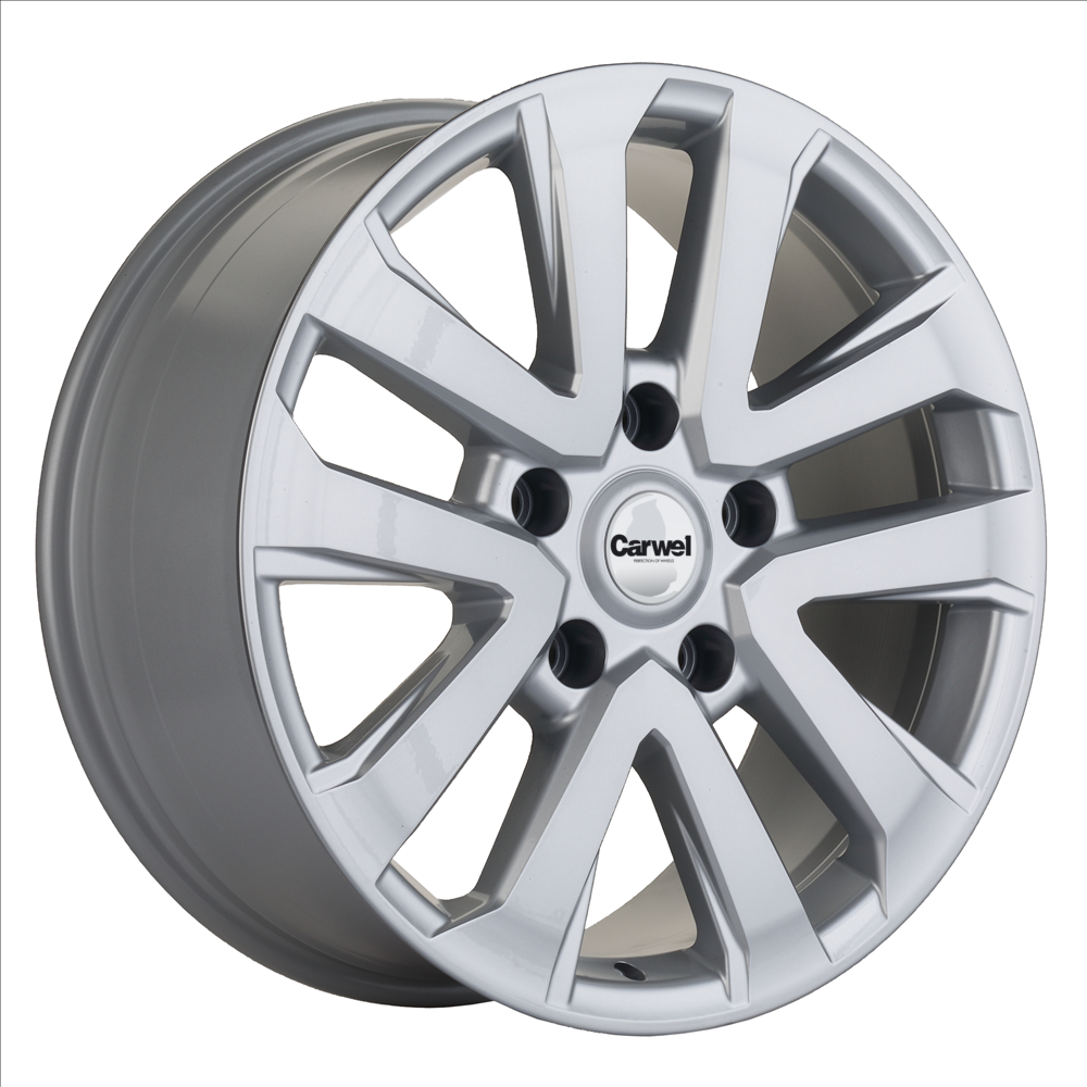 Khomen Wheels KHW2003 (LX570/LC100/LC200) 8.5xR20/5x150 ET 45 Dia 110.1 F-Silver