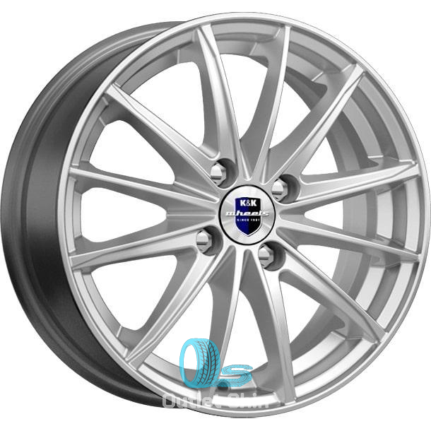 K&K Пойнт Бланк 6xR15/4x100 ET 46 Dia 54.1 Сильвер
