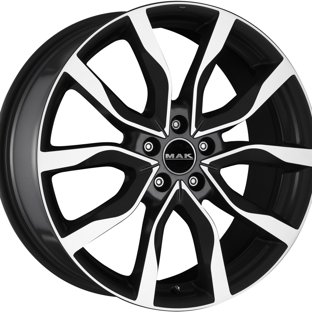 MAK Highlands 8.5xR20/5x120 ET 43 Dia 72.6 Black mirror