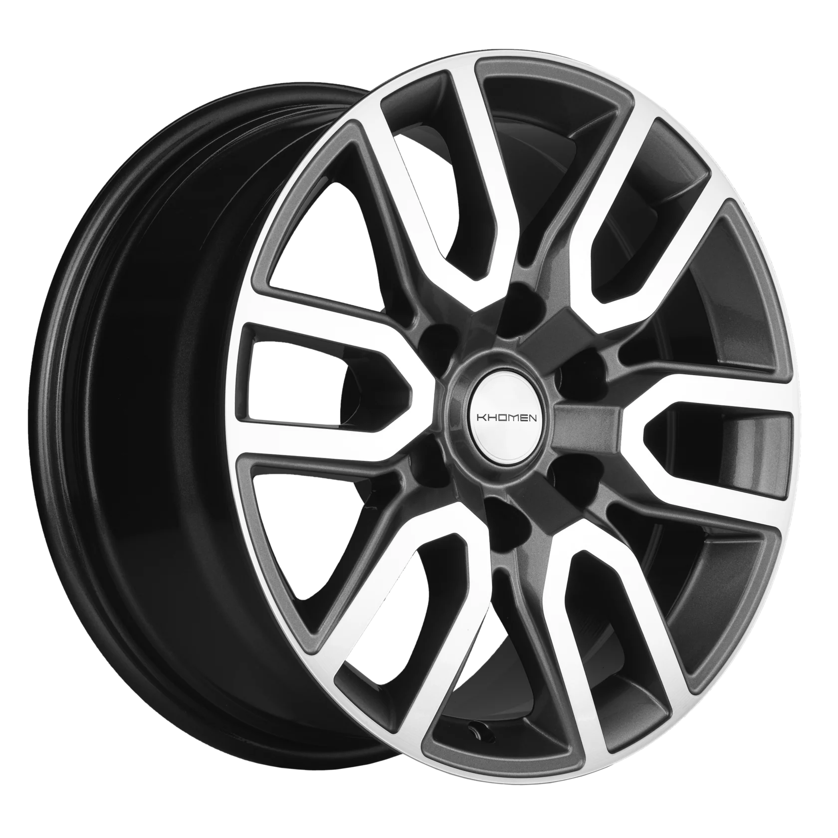 Khomen Wheels KHW1723 (Haval H9) 8xR17/6x139.7 ET 42 Dia 75.1 Gray-FP