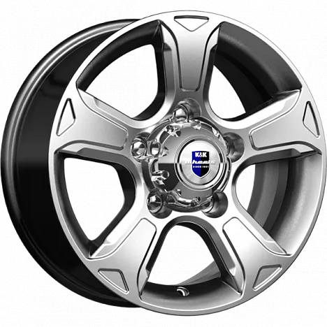 K&K Атлас (КС661) 8.5xR20/5x114.3 ET 40 Dia 66.1 Дарк платинум