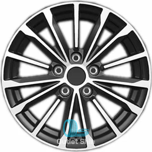 Khomen Wheels KHW1611 (Geely Coolray) 6.5xR16/5x114.3 ET 45 Dia 54.1 Gray-FP