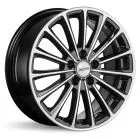 Xtrike X-136 7.0xR17/5x108 ET 33 Dia 60.1 BK/FP