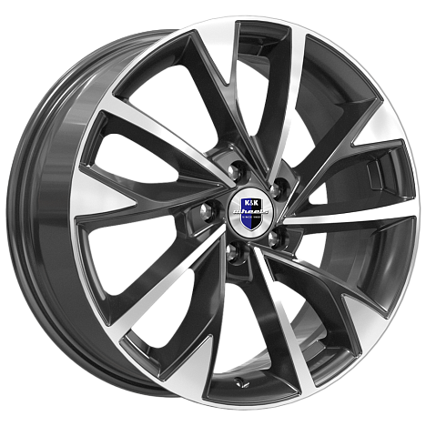 K&K Роквуд (КС900) 7xR17/5x114.3 ET 35 Dia 60.1 Алмаз черный