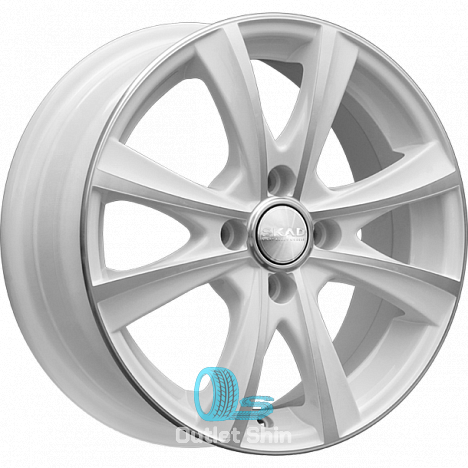 Скад Мальта 6xR15/4x114.3 ET 45 Dia 67.1 Алмаз белый