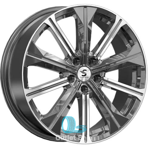K&K КР013 7xR19/5x114.3 ET 40 Dia 66.6 Diamond gloss graphite