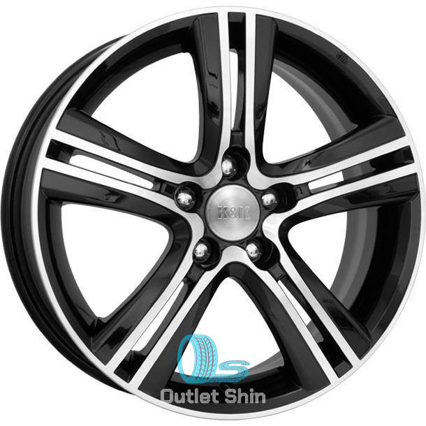 K&K Борелли 6.5xR16/5x114.3 ET 45 Dia 60.1 Алмаз черный