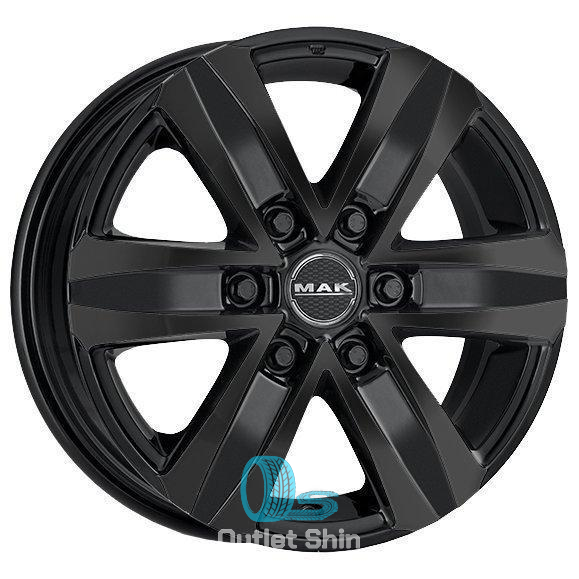 MAK Stone 6 8.5xR20/6x139.7 ET 20 Dia 106.1 Gloss Black