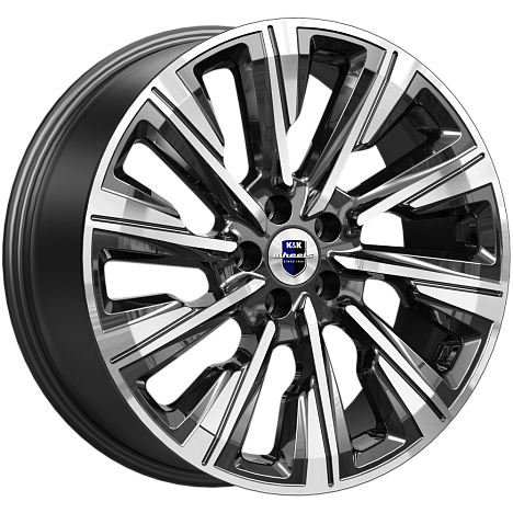 K&K Галего (КС1039) 7.5xR19/5x108 ET 49 Dia 60.1 Алмаз черный