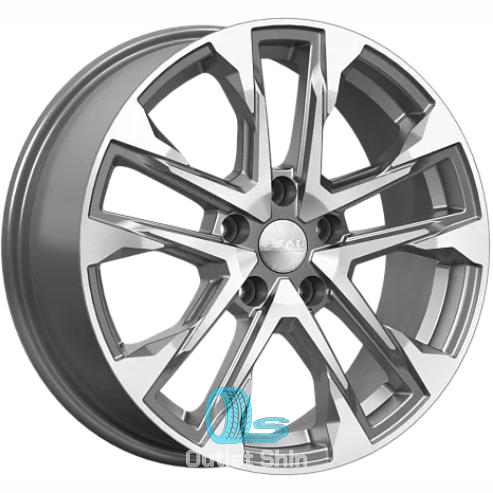 Скад Атакор 7xR17/5x114.3 ET 40 Dia 66.1 Алмаз графит
