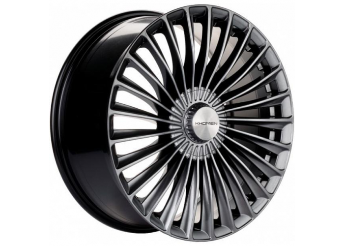 Khomen Wheels KHW2008 (Mercedes Rear) 9.5xR20/5x112 ET 38 Dia 66.6 Dark Chrome