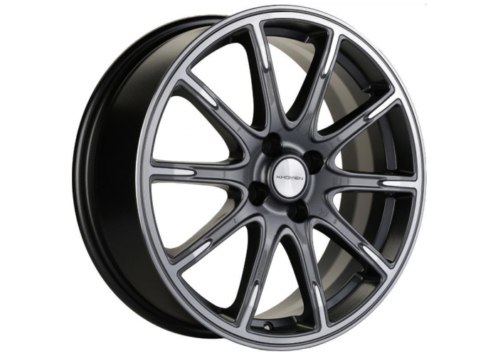 Khomen Wheels KHW1707 (Lada Vesta) 6.5xR17/4x100 ET 50 Dia 60.1 Gray-FP
