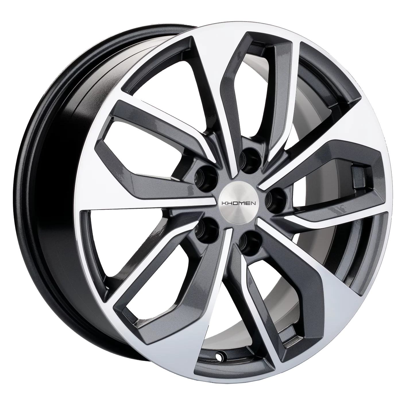 Khomen Wheels KHW1703 (A4) 7xR17/5x112 ET 46 Dia 66.6 Gray-FP