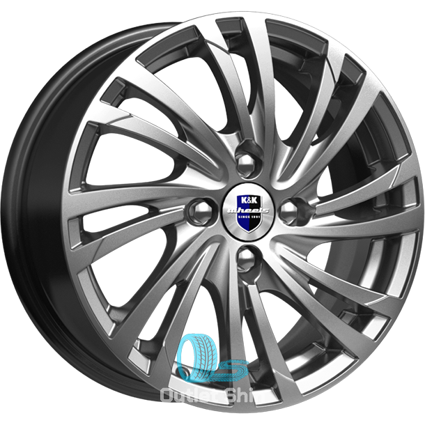 K&K Мейола 6xR15/4x100 ET 40 Dia 60.1 Дарк платинум