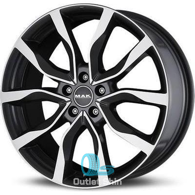 MAK Highlands 8xR19/5x108 ET 45 Dia 63.3 Black mirror