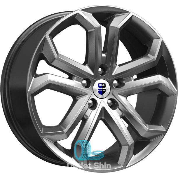 K&K Пандора 8.5xR19/5x120 ET 35 Dia 72.6 Дарк платинум