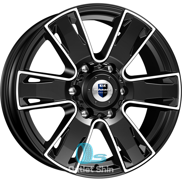 K&K Севенна 7xR17/6x127 ET 40 Dia 77.8 Алмаз черный