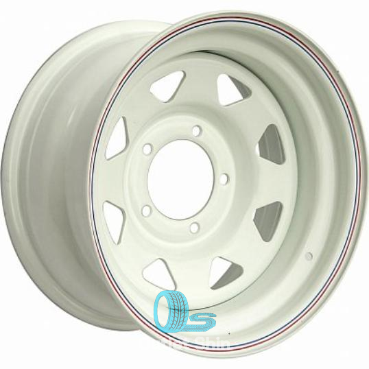 Off Road Wheels УАЗ 8xR16/5x139.7 ET -19 Dia 110.1 White