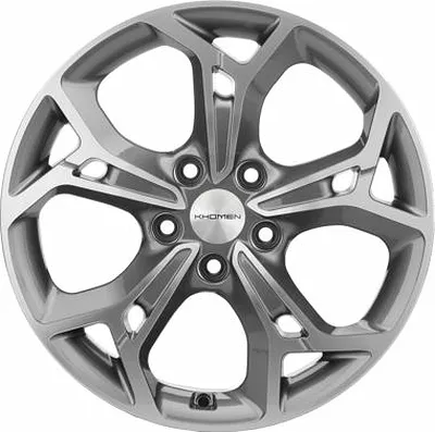 Khomen Wheels KHW1702 (Sportage) 7xR17/5x114.3 ET 48.5 Dia 67.1 Gray