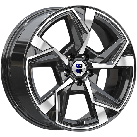 K&K Кайан (КС1012) 7.5xR18/5x114.3 ET 33 Dia 67.1 Алмаз черный