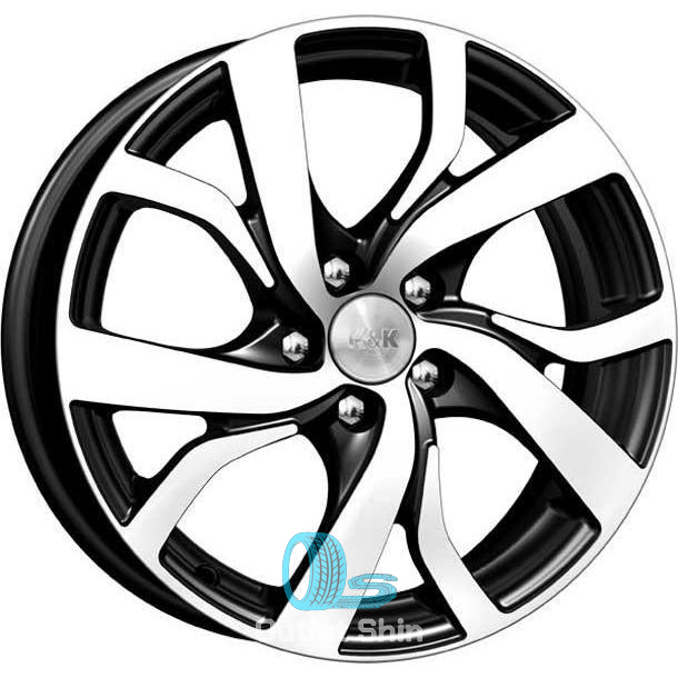 K&K Палермо 6xR15/5x112 ET 43 Dia 57.1 Алмаз черный