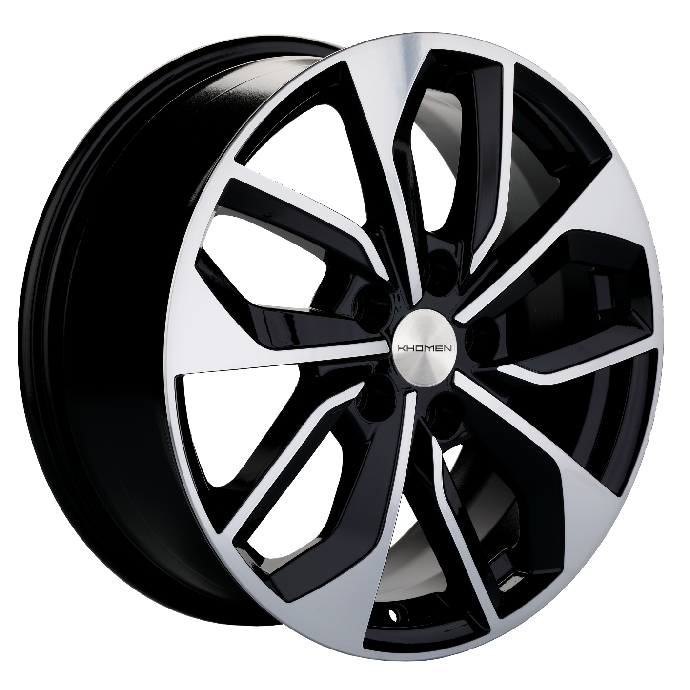 Khomen Wheels KHW1703 (RAV4) 7xR17/5x114.3 ET 39 Dia 60.1 Black-FP