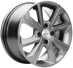 Khomen Wheels KHW1501 (Lada Granta) 6xR15/4x98 ET 36 Dia 58.6 Gray