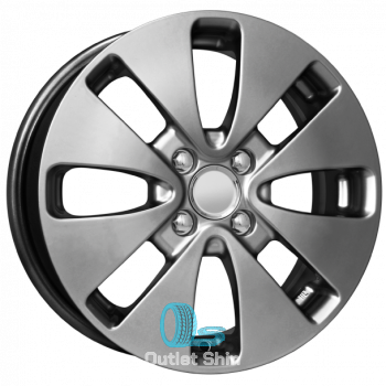 K&K КС582 6xR15/4x100 ET 48 Dia 54.1 Дарк платинум