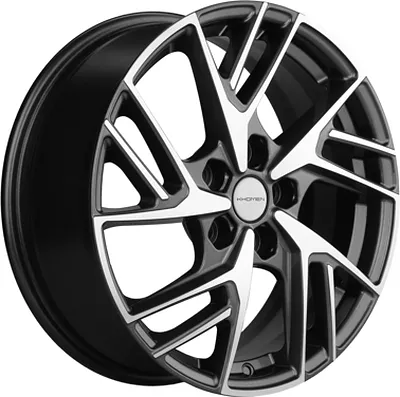 Khomen Wheels KHW1722 (Haval F7/F7x) 6.5xR17/5x114.3 ET 40 Dia 64.1 Black-FP