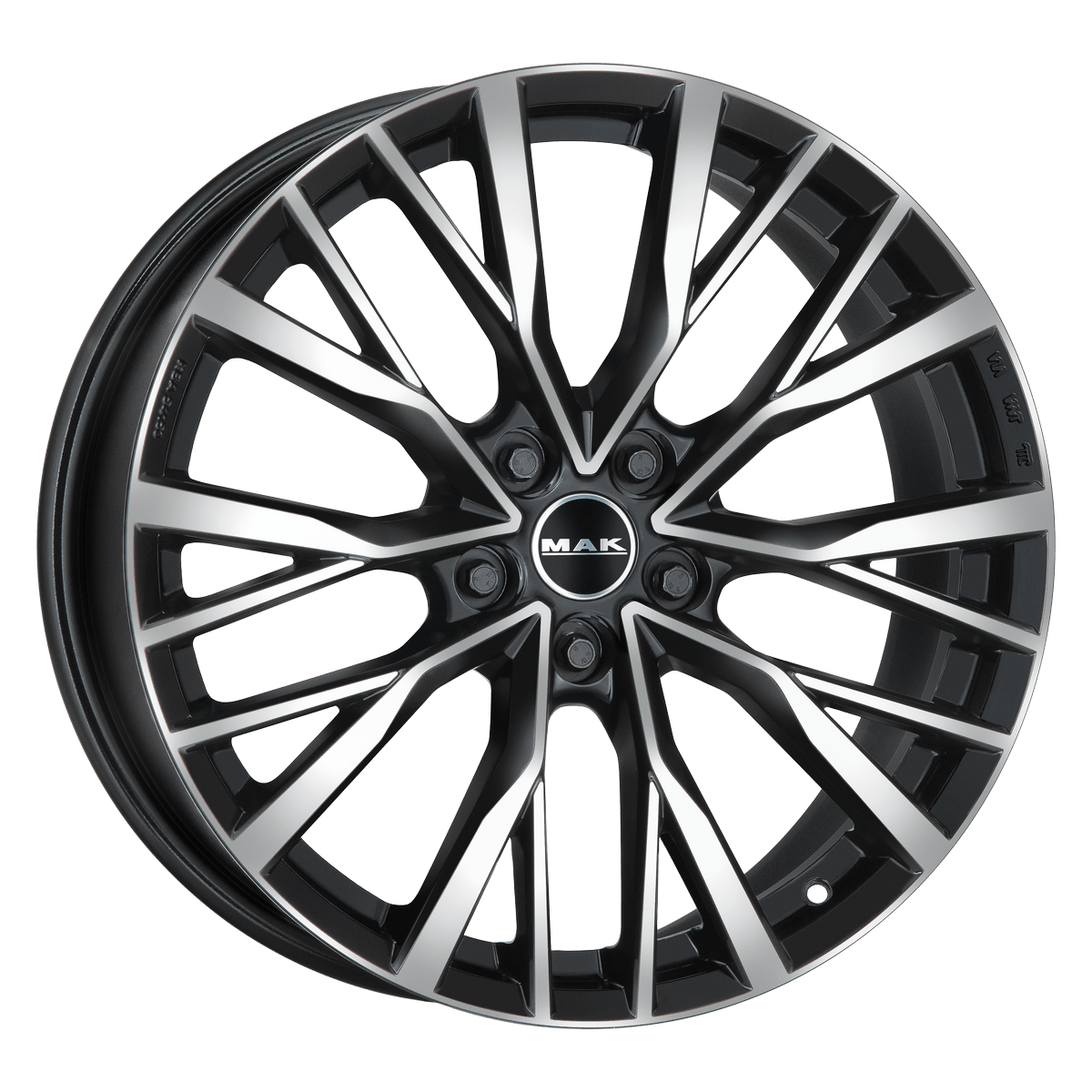 MAK Kent 8.5xR20/5x108 ET 42 Dia 63.4 Black mirror